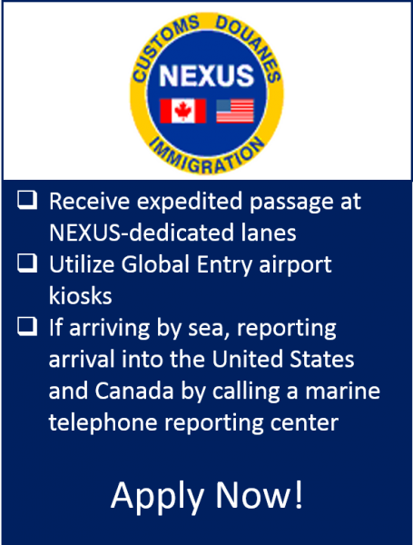 nexus travel to usa